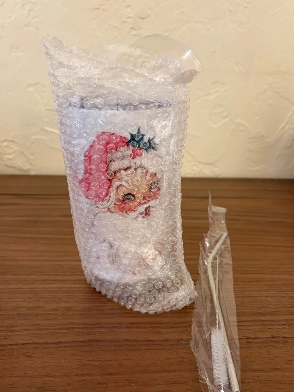 Vintage Santa Christmas 20 oz Insulated Tumbler with Lid & Straw New